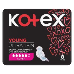 KOTEX YOUNG ULTRA SUPER WINGS 8'S - Image 1