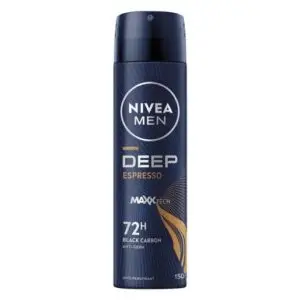 NIVEA MEN DEO DEEP BLK CARB ESPRES 150ML - Image 1