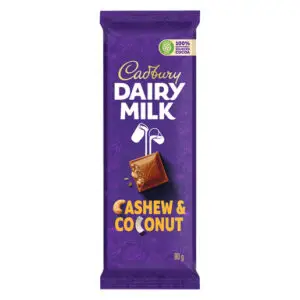 CADBURY DAIRY MILK CASHEW & COCONUT 80G - Image 1