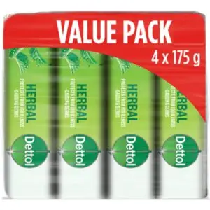 DETTOL SOAP HERBAL 4X175G VALUE PACK - Image 1