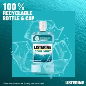 LISTERINE COOL MINT MOUTHWASH 500ML - Image 6